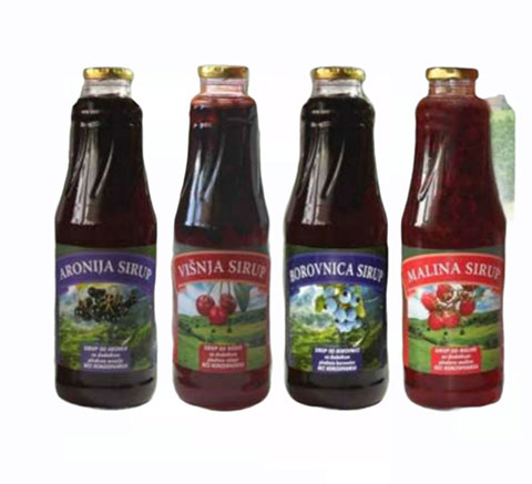 AGROFLORA SIRUP ARONIJE SA PLODOM 1L