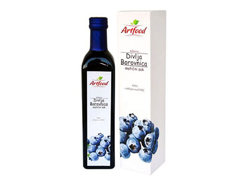 ARTFOOD MATIČNI  SOK OD BOROVNICE 0.5l
