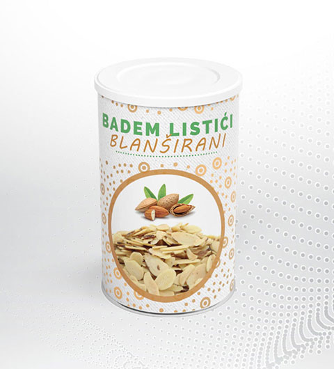 BADEM LISTIĆI BLANŠIRANI 100gr TOP FOOD