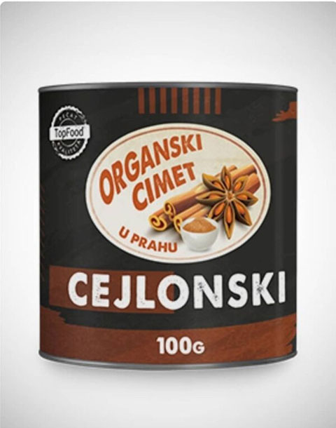 CIMET ORGANSKI 100gr TOP FOOD