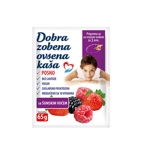 DOBRA OVSENA KAŠA ŠUMSKO VOĆE 60G LOMAX