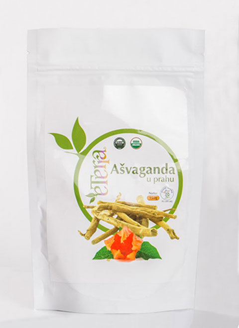 ETERRA AŠVAGANDA U PRAHU ORG.150GR