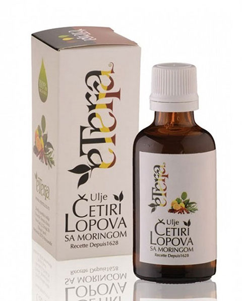 ETERRA ULJE 4 LOPOVA SA MORINGOM 50ml