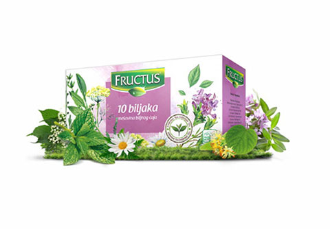 FRUCTUS FILTER CAJ 10 BILJAKA