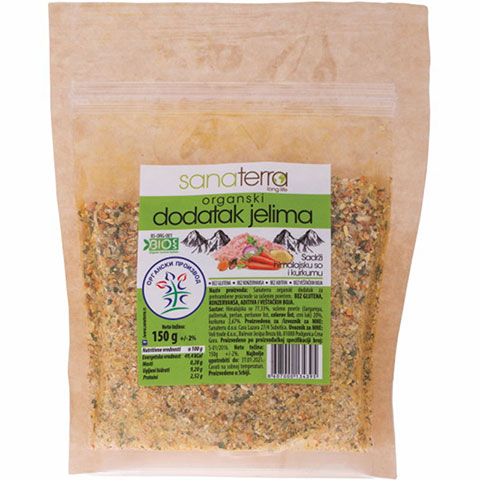 ORGANSKI DODATAK JELIMA 150g SANATERRA