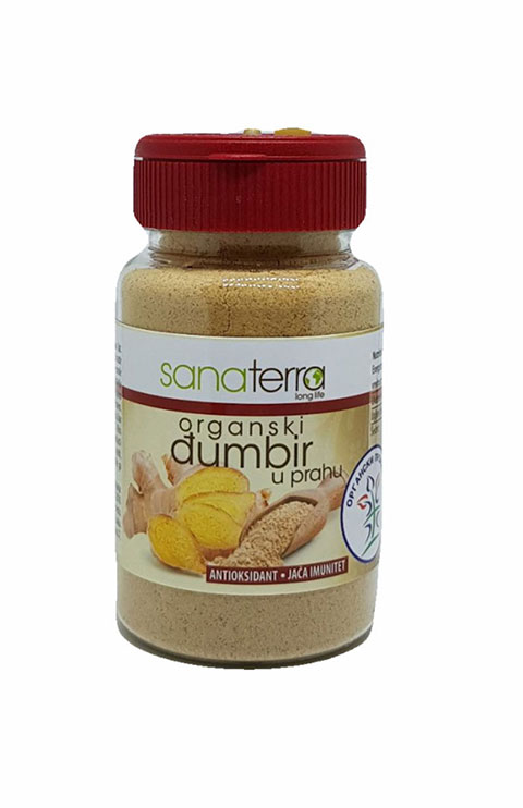 ORGANSKI ĐUMBIR PRAH 50g SANATERRA