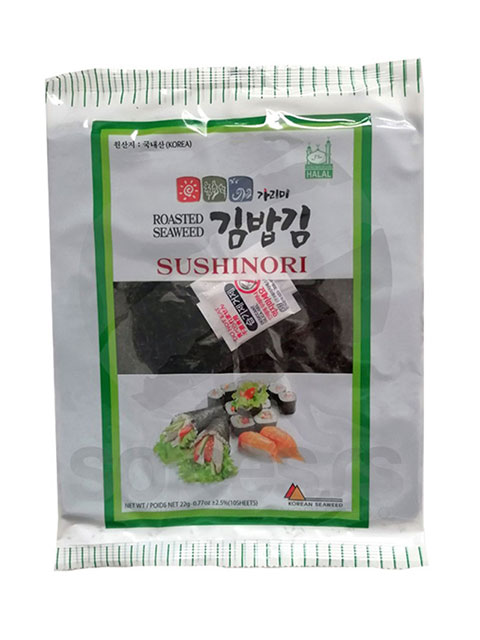 SUŠI NORI ALGE 10listova 22gr