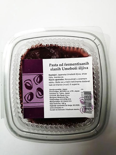 UMEBOŠI PASTA 100g BIO-ŠPAJZ