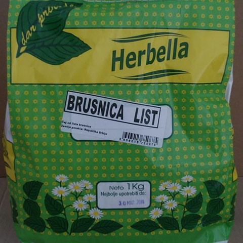 CAJ BRUSNICA LIST 1KG