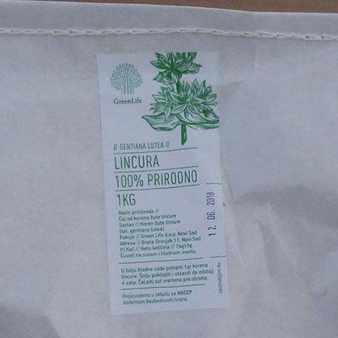 CAJ LINCURA ZUTA 1KG